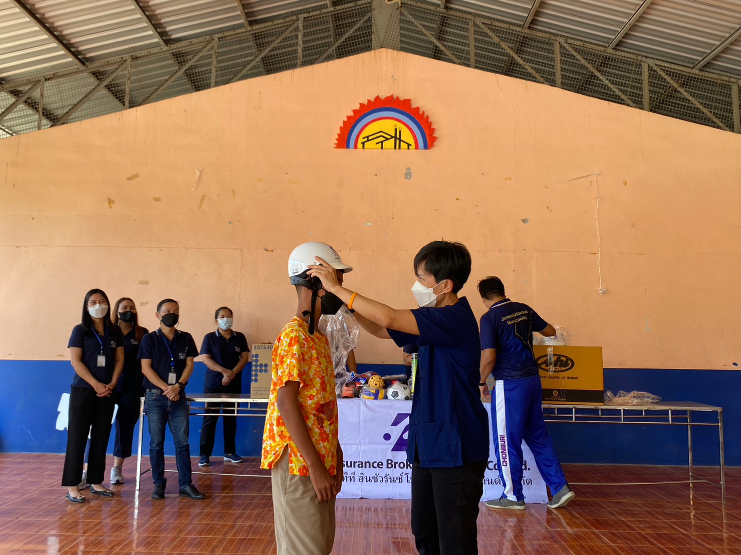 โรงเรียนชุมชนบริษัทน้ำตาลตะวันออก TTIB NIN-NIN HAI donation Chumchonborisatnamtan 