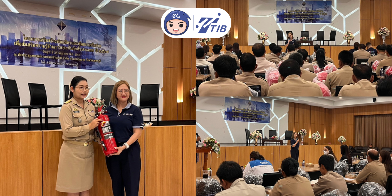 TTIB และคปภ.จังหวัดเพชรบุรีจัดเสวนาอบรมผู้นำชุมชน